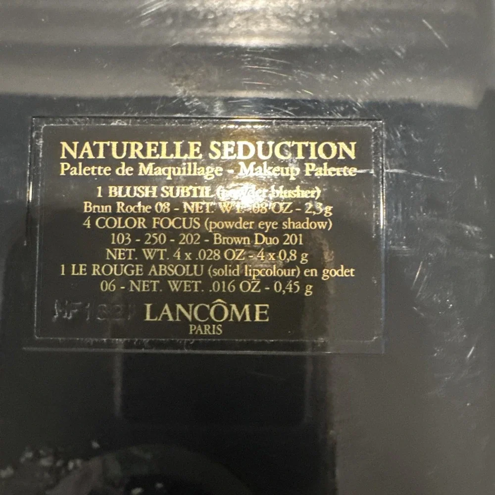Lancôme Travel Set Naturelle Seduction Blush Eyeshadow Lip NEW